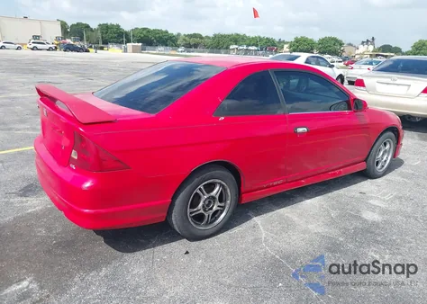 2001 Honda Civic Ex из США, поврежденный, VIN 1HGEM22991L082149